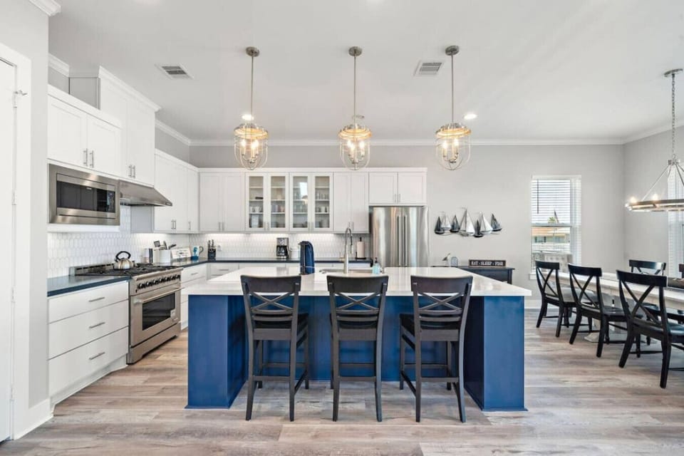 Whip up delicious meals in this charming kitchen