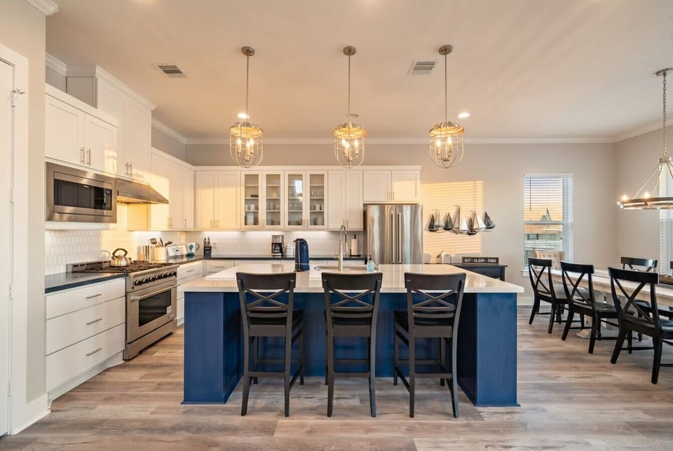 Whip up delicious meals in this charming kitchen
