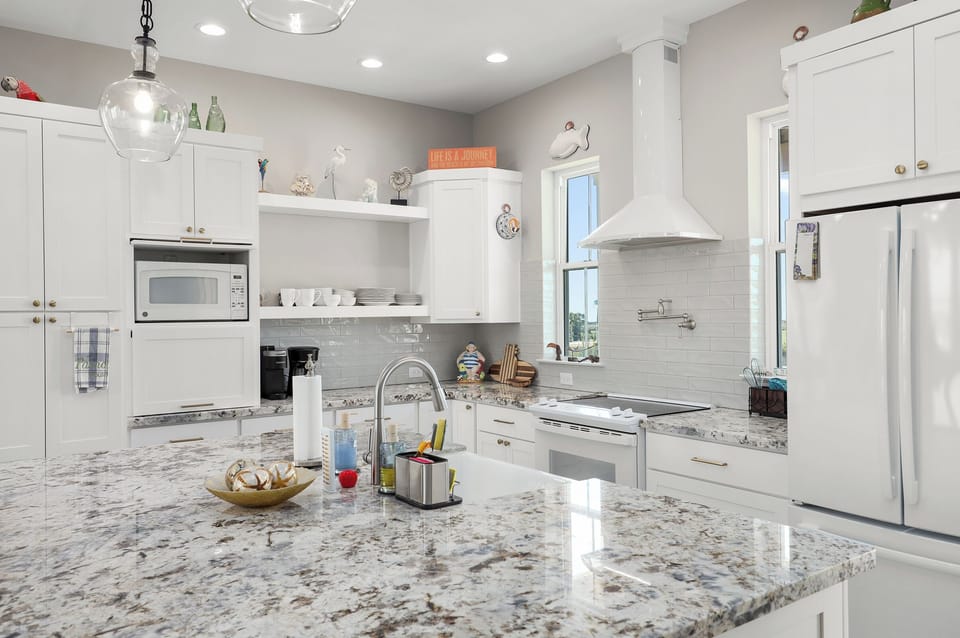 Large fully equipped kitchen