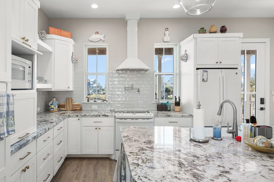 A lot of counter space