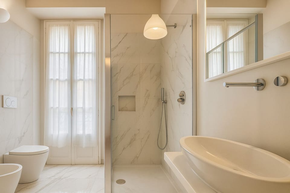 Classic Apartment, Balcony, City View | Bathroom