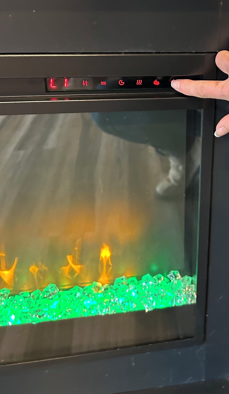 How to turn on fireplace manually