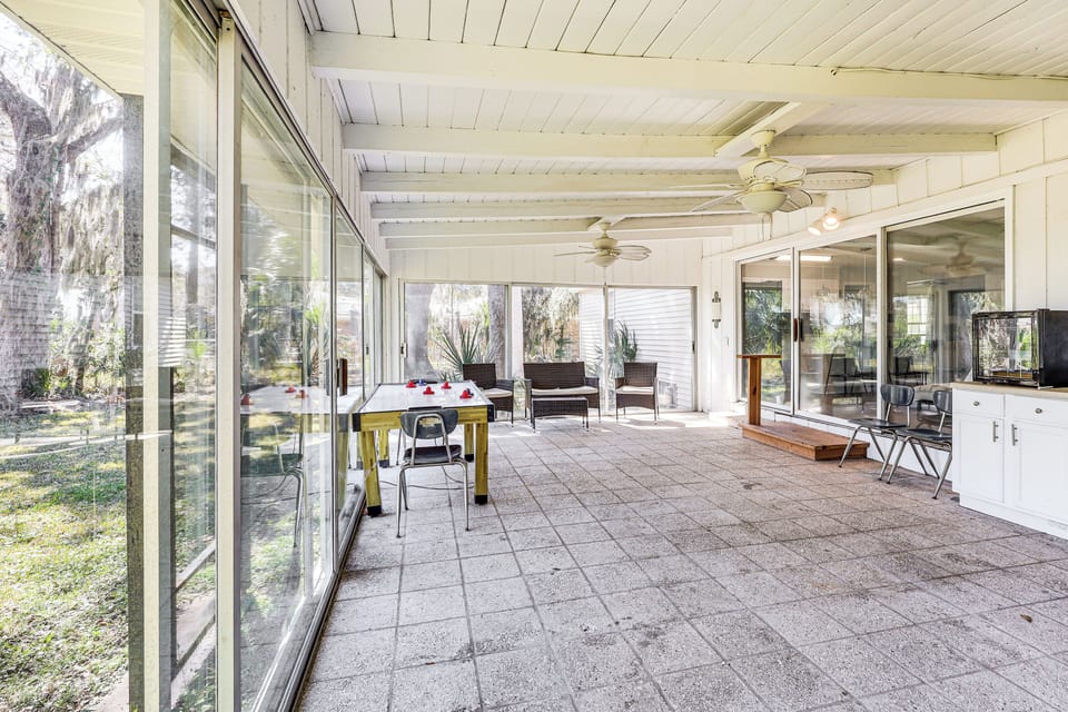 Screened Porch | Air Hockey Table