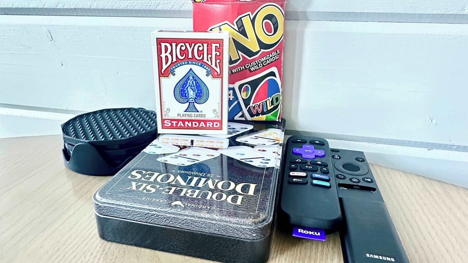Rainy day? Here are some games to play! (Games will vary)
