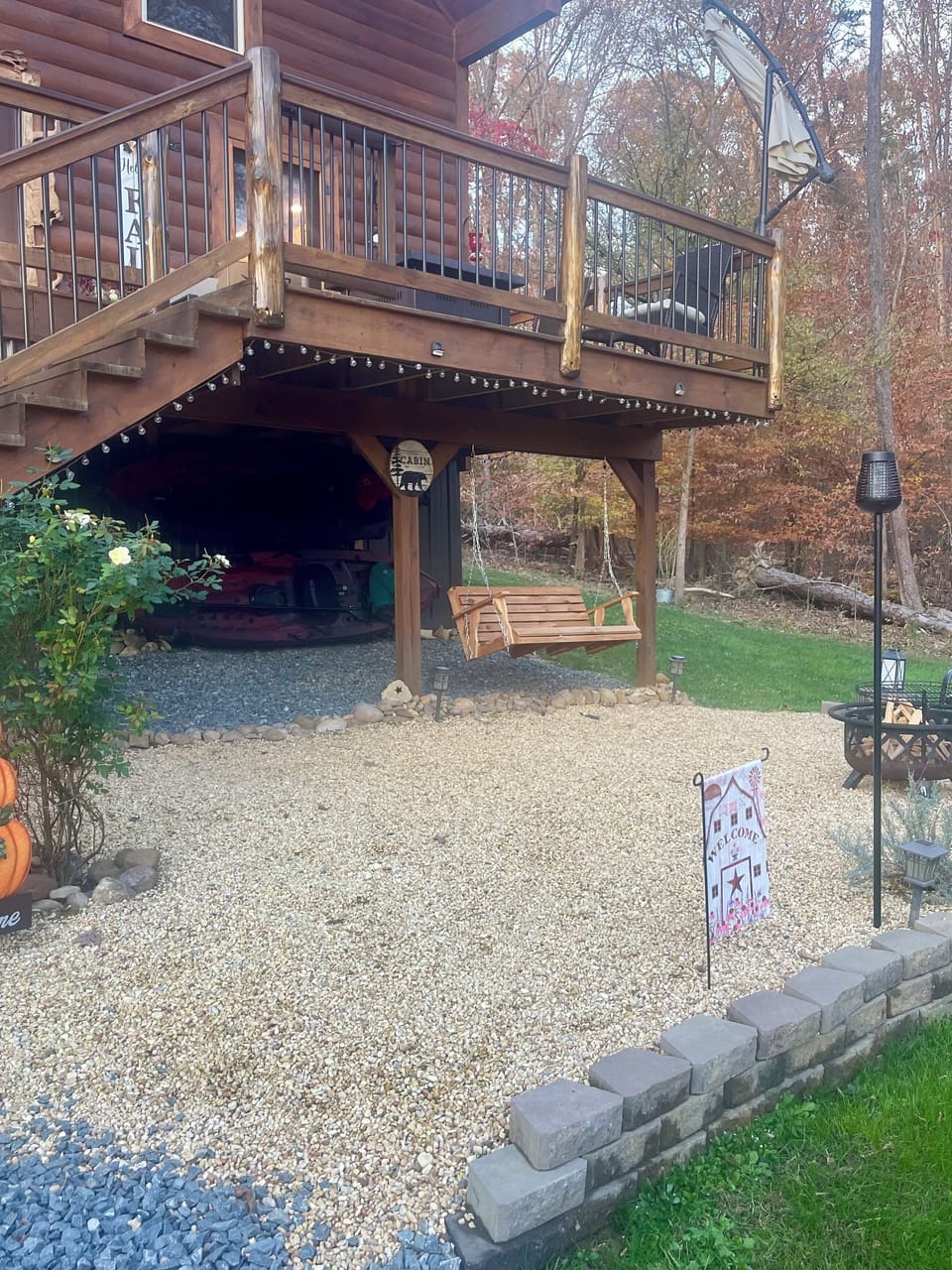 Yard and outdoor space with 2nd fire pit