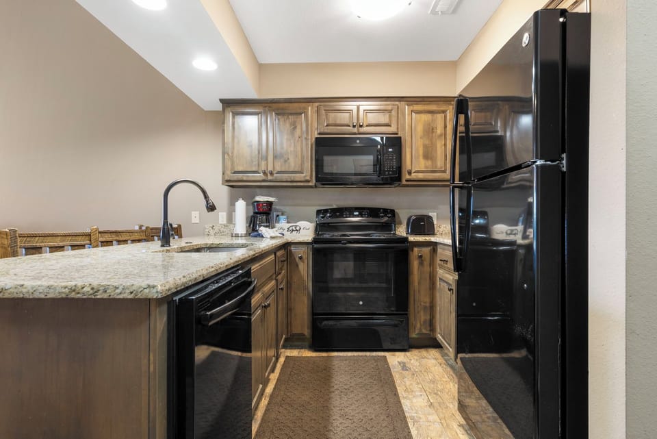 One Bedroom Unit Kitchen
