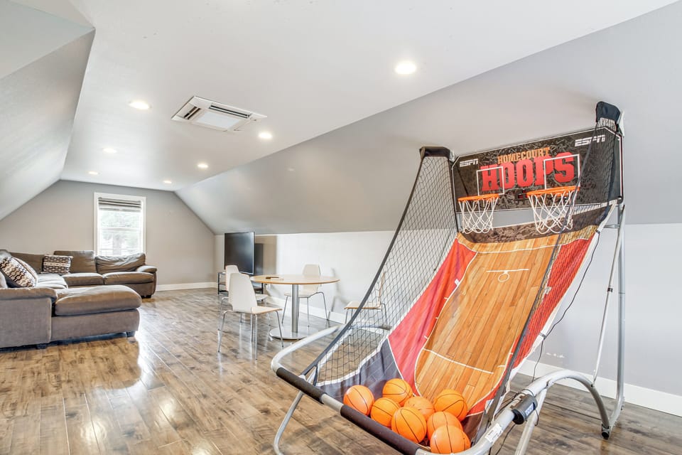 Game Room | 2-Story House | Air Hockey Table | Foosball Table