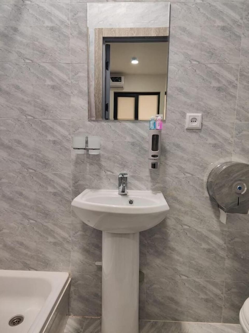 Free toiletries, hair dryer, slippers, towels