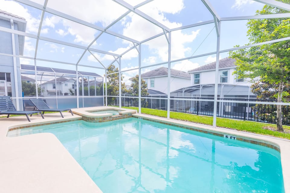 Your private pool oasis awaits; perfect for relaxation.