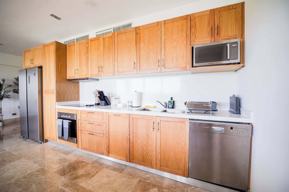 Fully equipped kitchen for your culinary creations.
