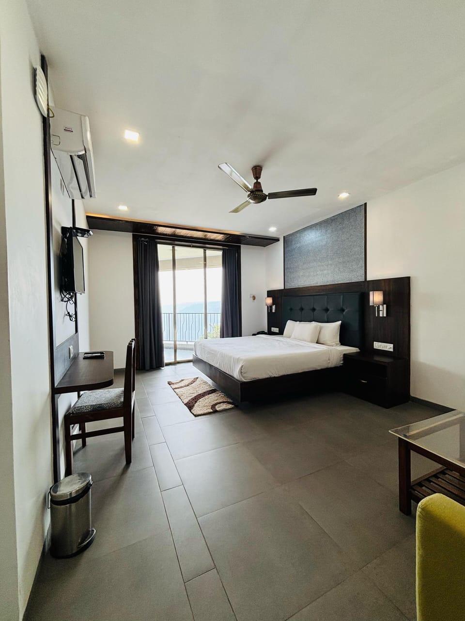 Deluxe Double Room, Balcony, Hill View | Blackout drapes, iron/ironing board, free WiFi
