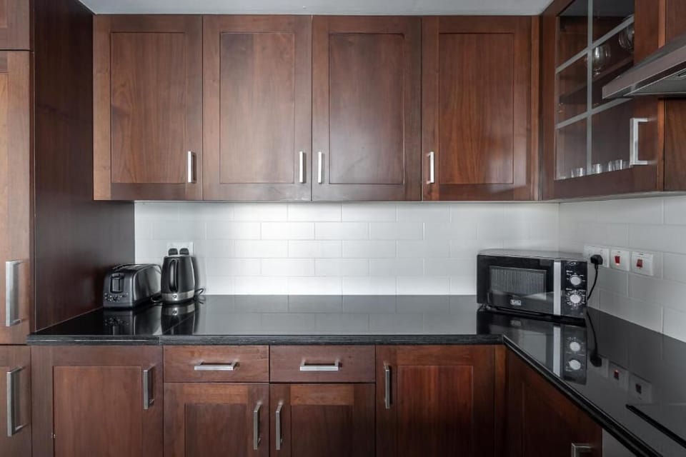 Apartment, Balcony, City View | Private kitchen