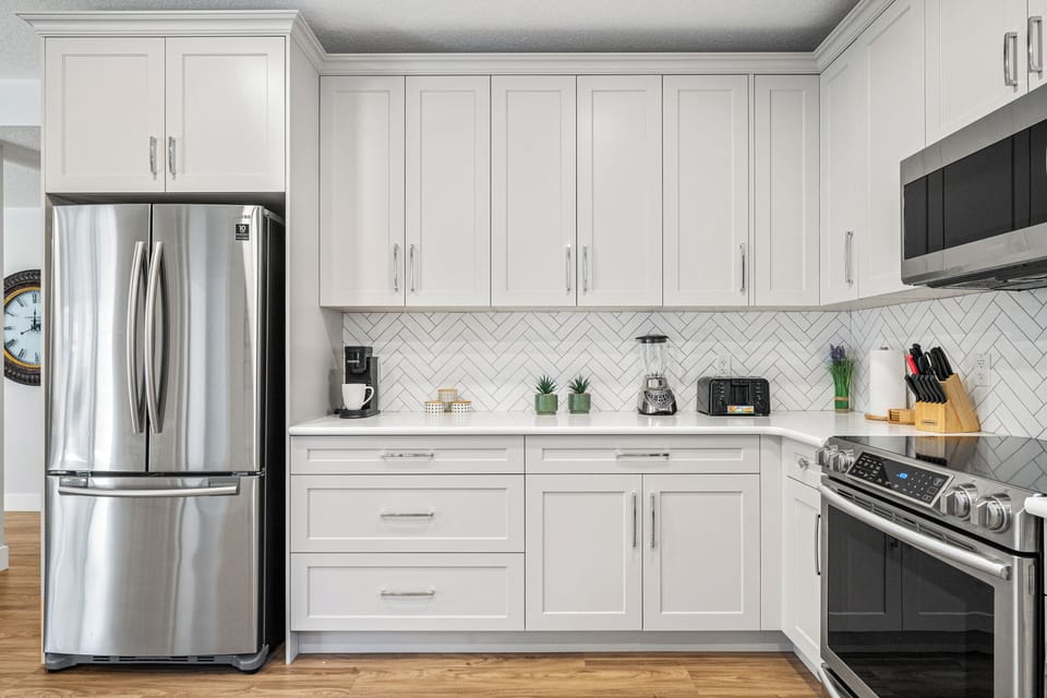 Lots of space for prepping your meals 