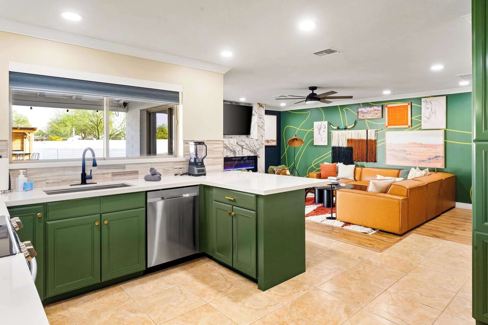 From cooking to lounging, our open floor plan ensures no one misses a moment.