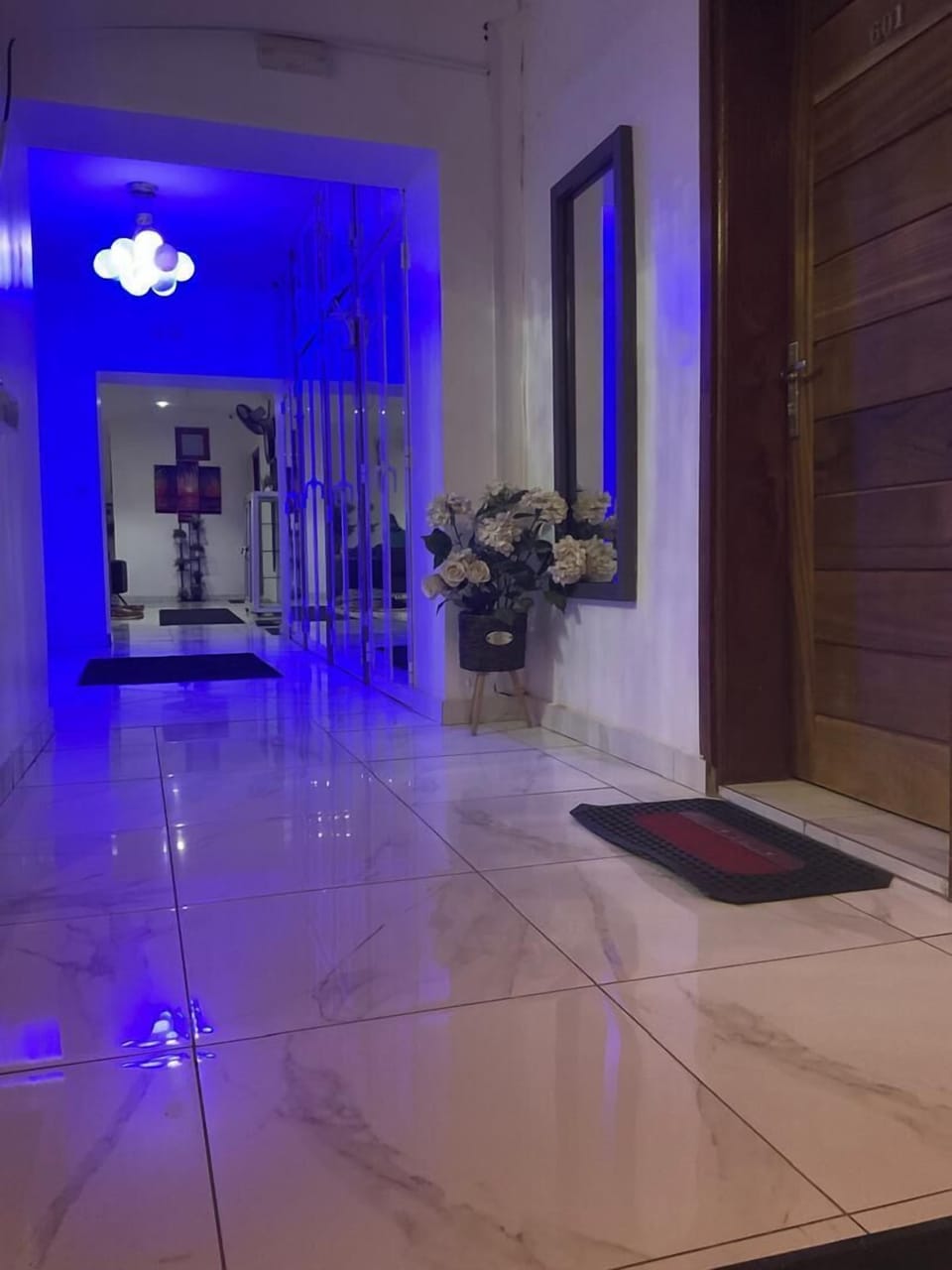 Interior entrance