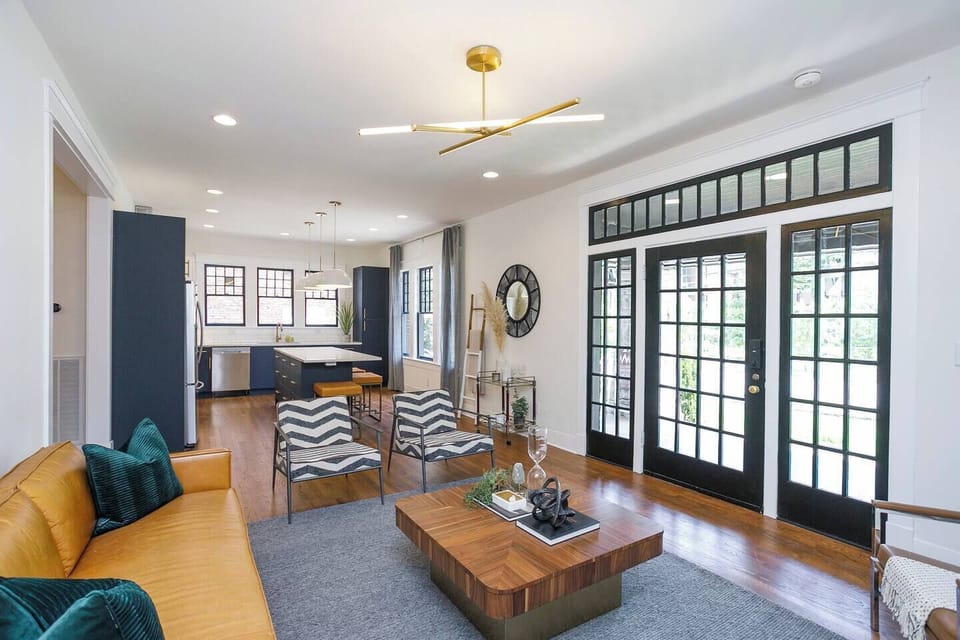 Open Living Room & Kitchen on Main Floor