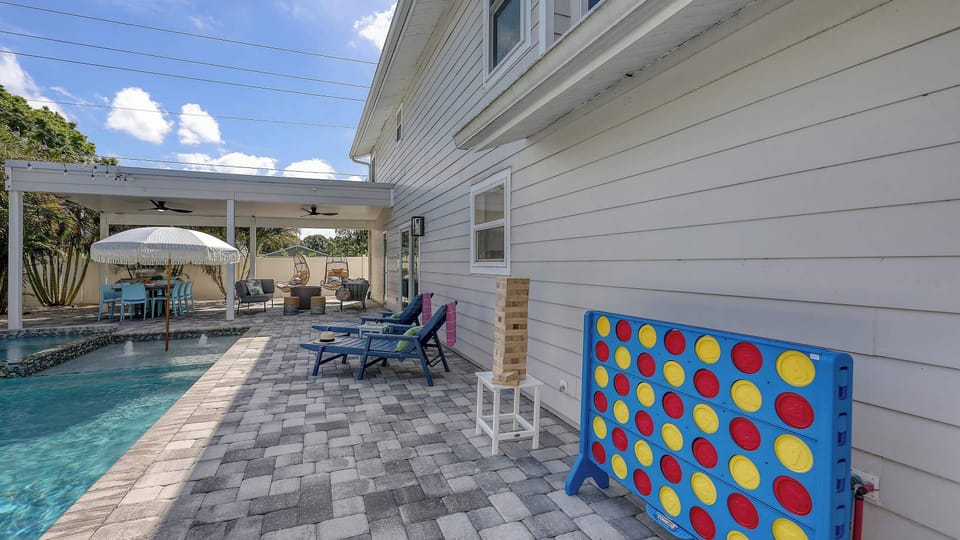 Giant Jenga or Connect Four? Let the friendly backyard competition begin—games for all ages await.