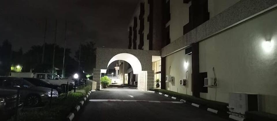 Front of property - evening/night