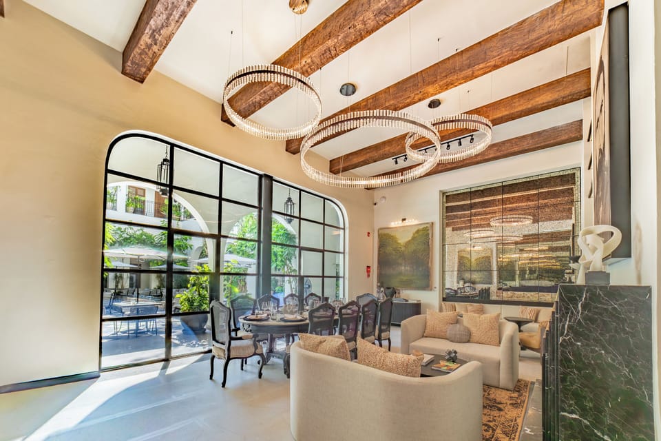 Lobby sitting area