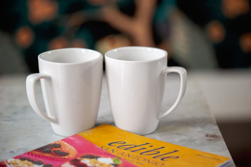 Enjoy a cup of coffee on us!