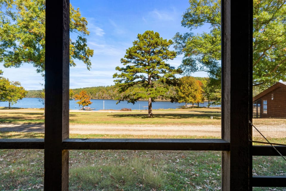 Picturesque lake views right from your window, offering a serene and calming atmosphere.