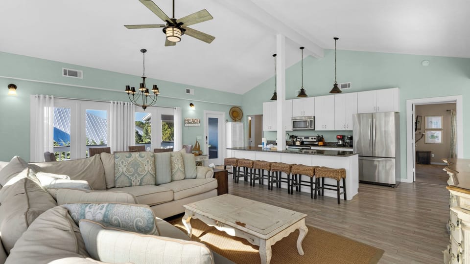 House, Multiple Beds, Pool Access, Pool View (All Decked Out on 30A) | Private kitchen | Fridge, microwave, oven, stovetop