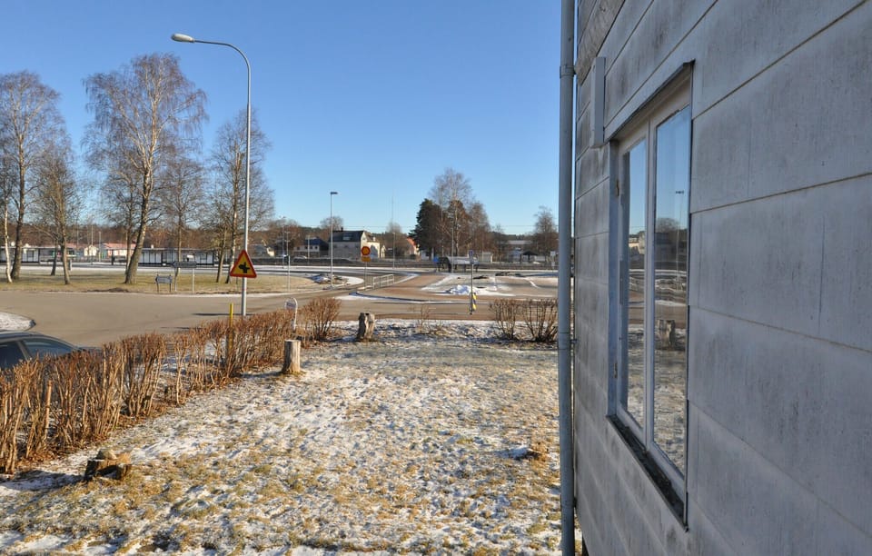 outside