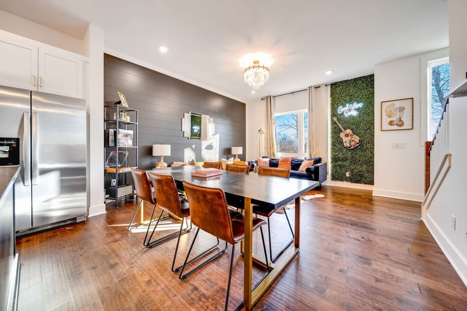 Open concept living/dining/kitchen area