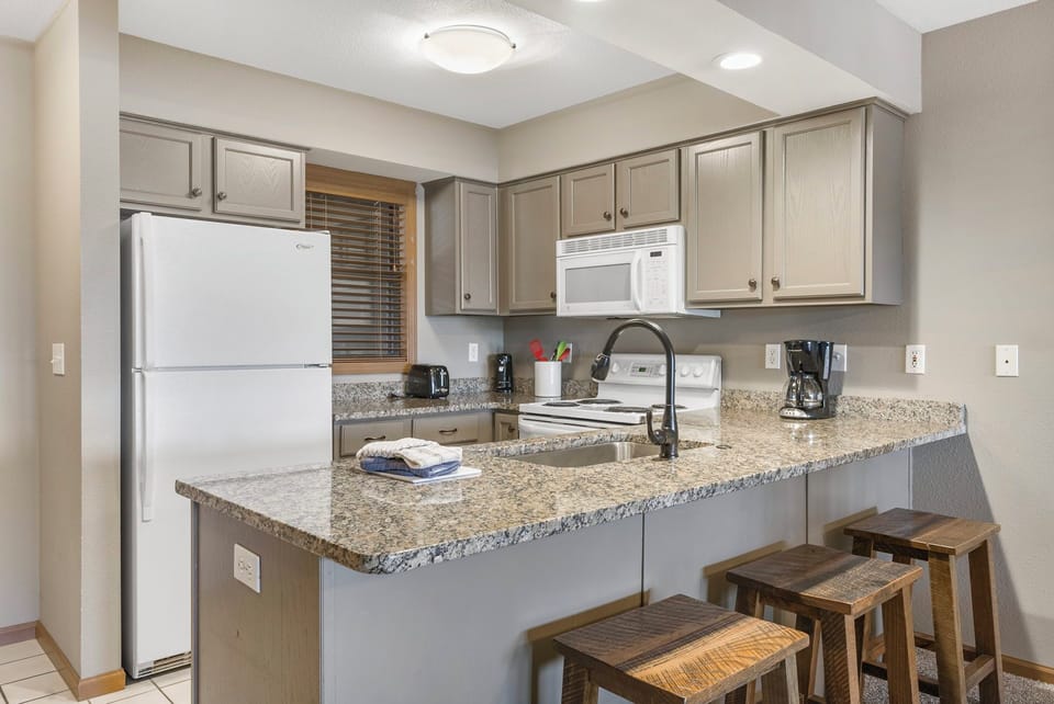 One Bedroom Unit Kitchen