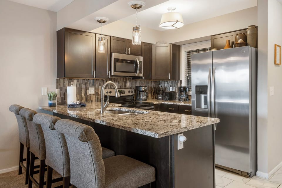One Bedroom unit Kitchen