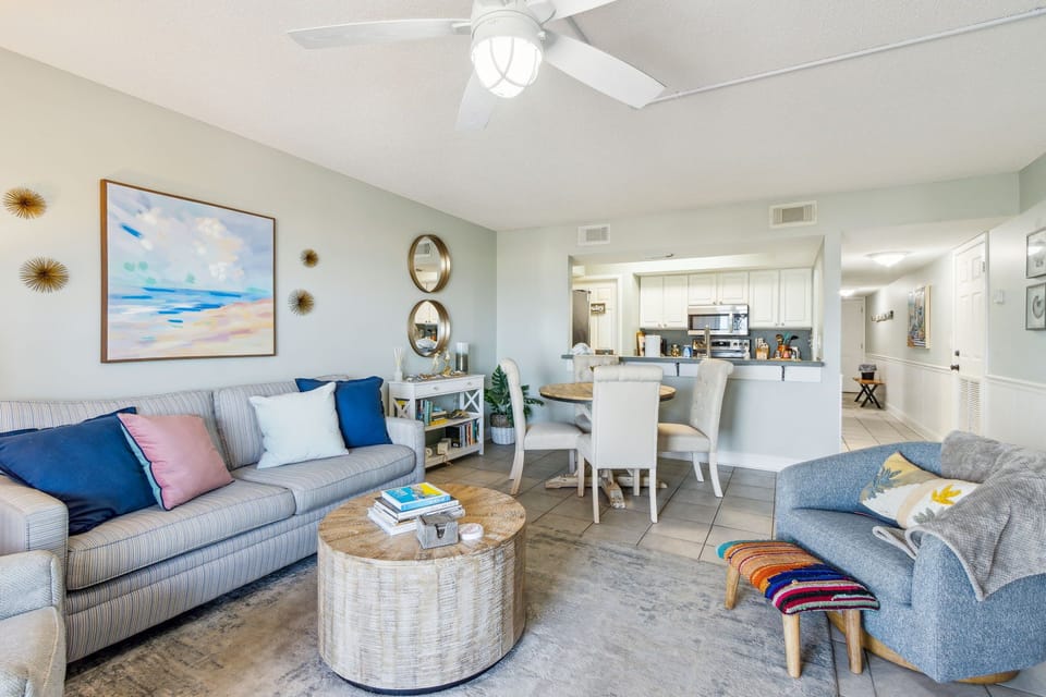 Coastal Decor in this Lovely Second Floor Retreat