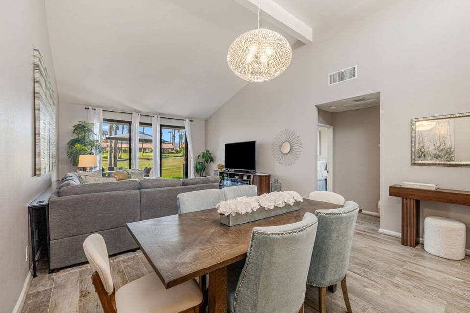 Dining Table and Living Room