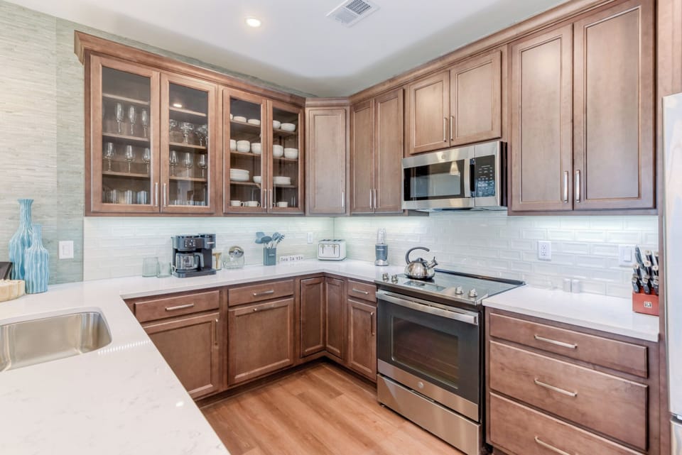Modern Kitchen with Bar Seating
