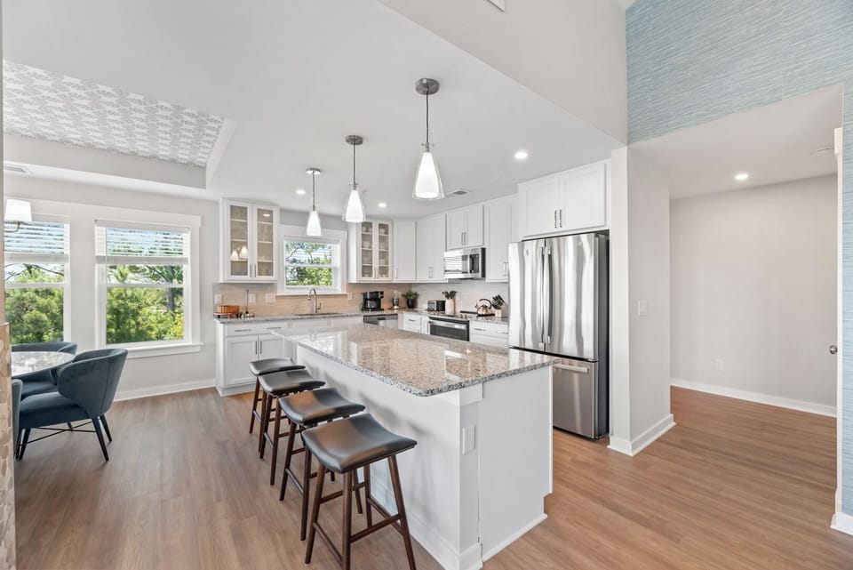 Kitchen with Bar Seating