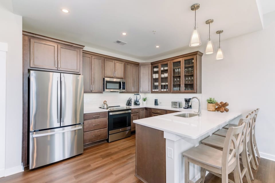 Kitchen with Bar Seating