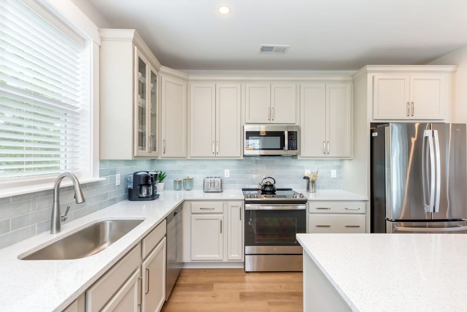 Kitchen Area with Bar Seating
