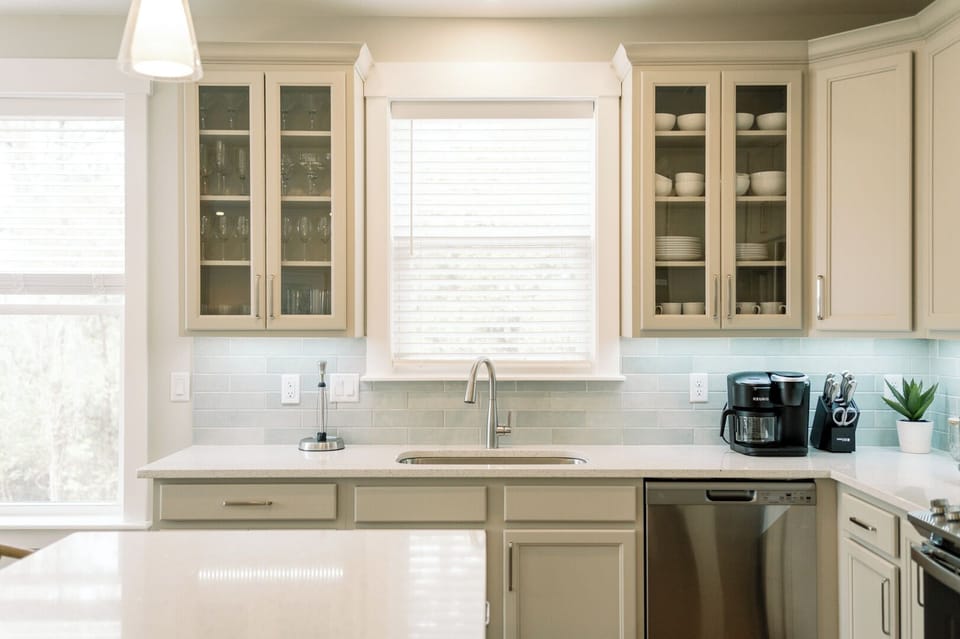 Kitchen Area with Bar Seating
