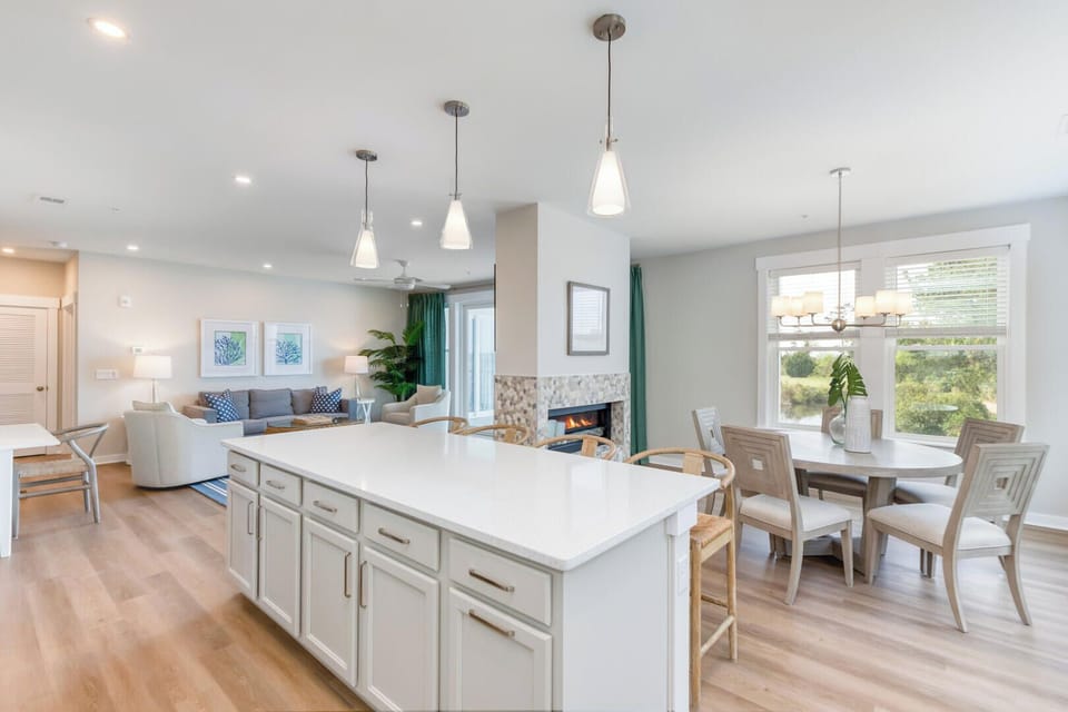 Kitchen Area with Bar Seating
