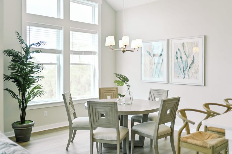 Dining Area with Water Views