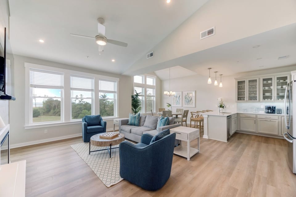 Living Area and Kitchen Area
