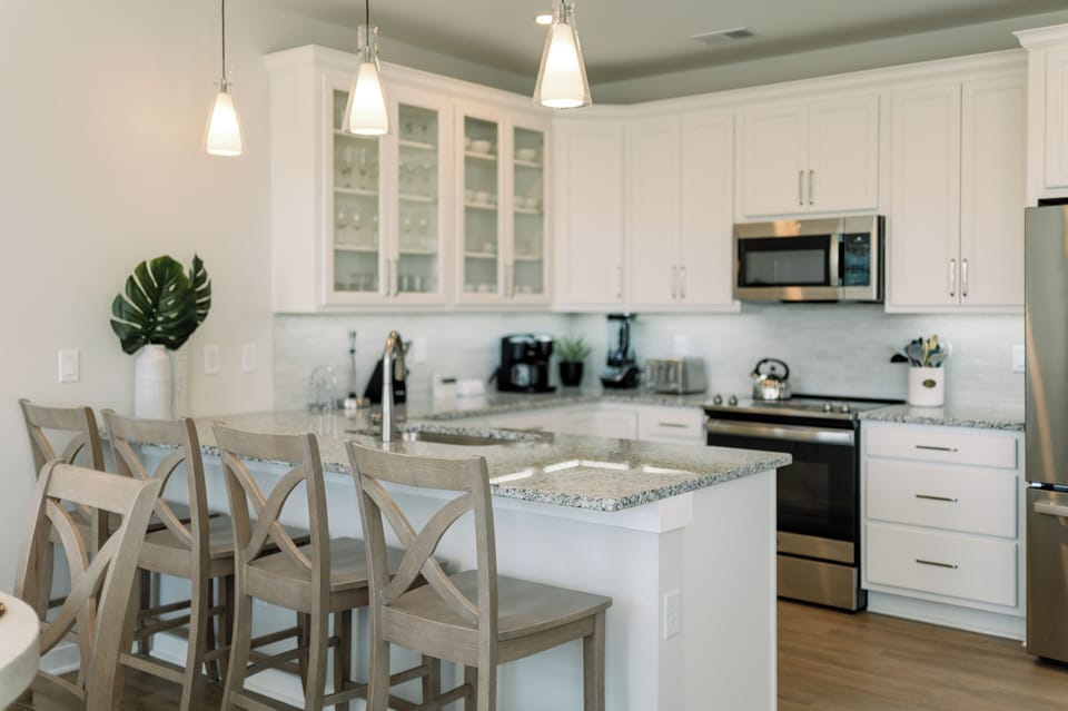 Kitchen with Bar Seating