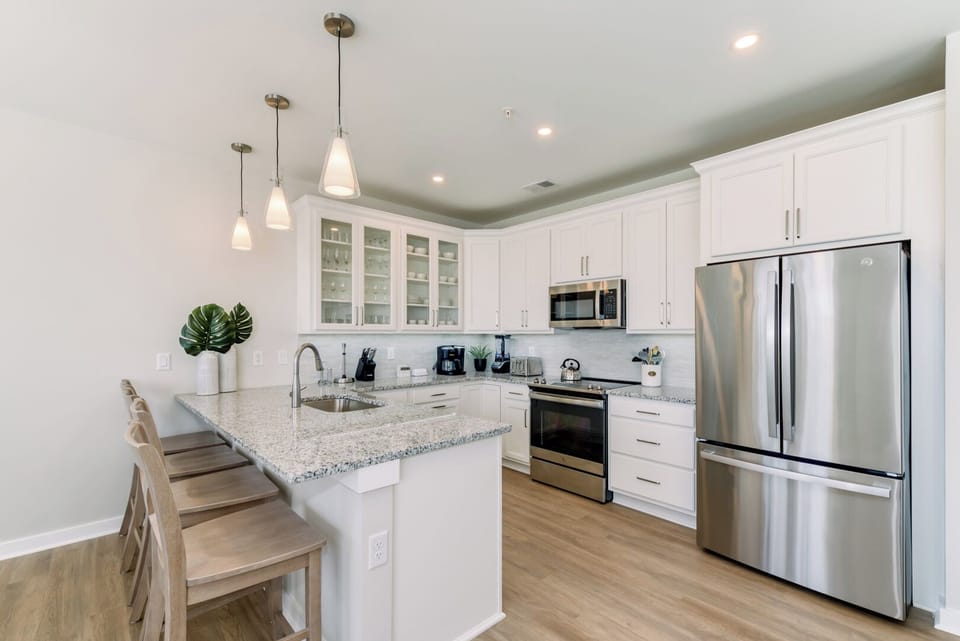 Kitchen with Bar Seating