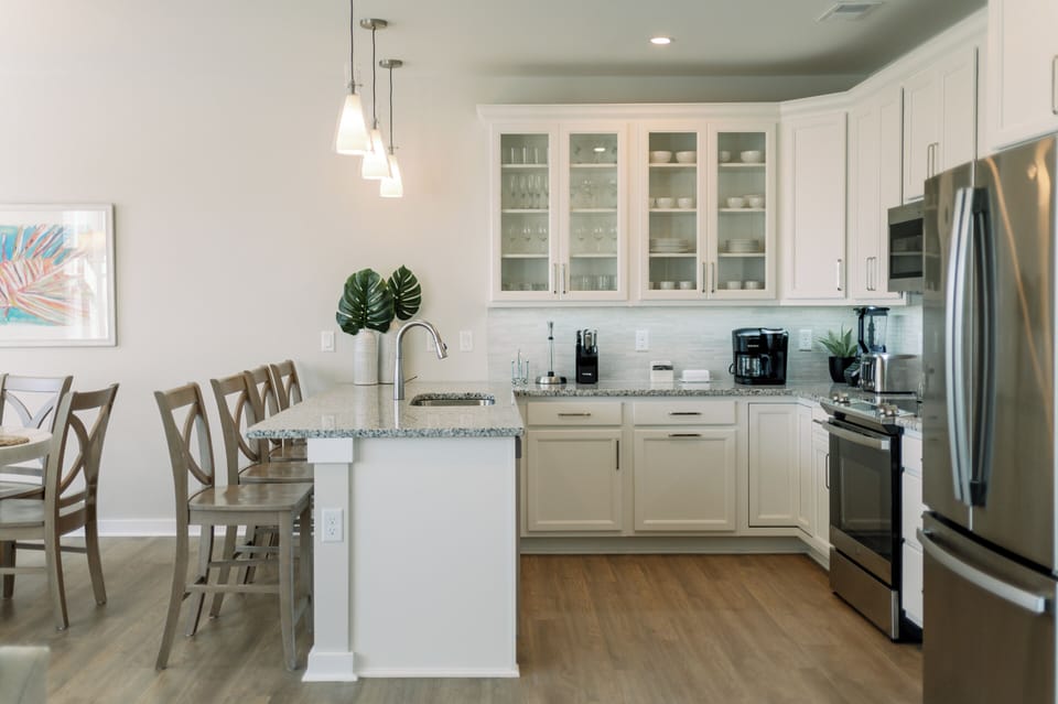 Kitchen with Bar Seating