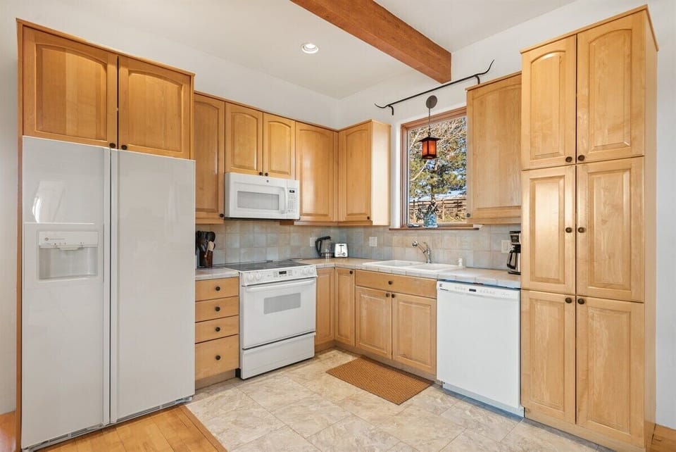 Fully-equipped kitchen.