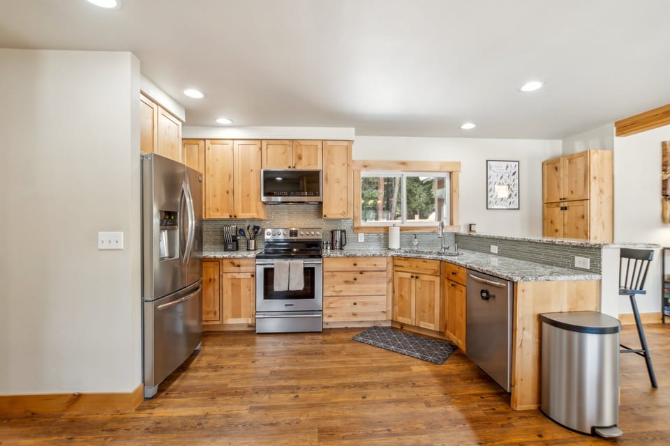 Kitchen stocked with anything, and everything, you'll need