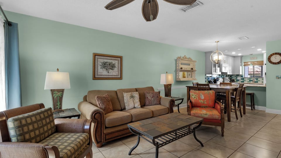 Townhome, Multiple Beds, Patio, Garden View (Portside Resort D1) | Living area | 50-inch flat-screen TV with digital channels