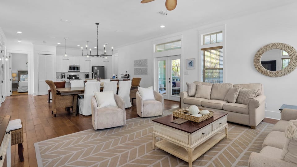 House, Multiple Beds, Patio, Garden View (The Cake Cottage) | Living area | 42-inch flat-screen TV with digital channels