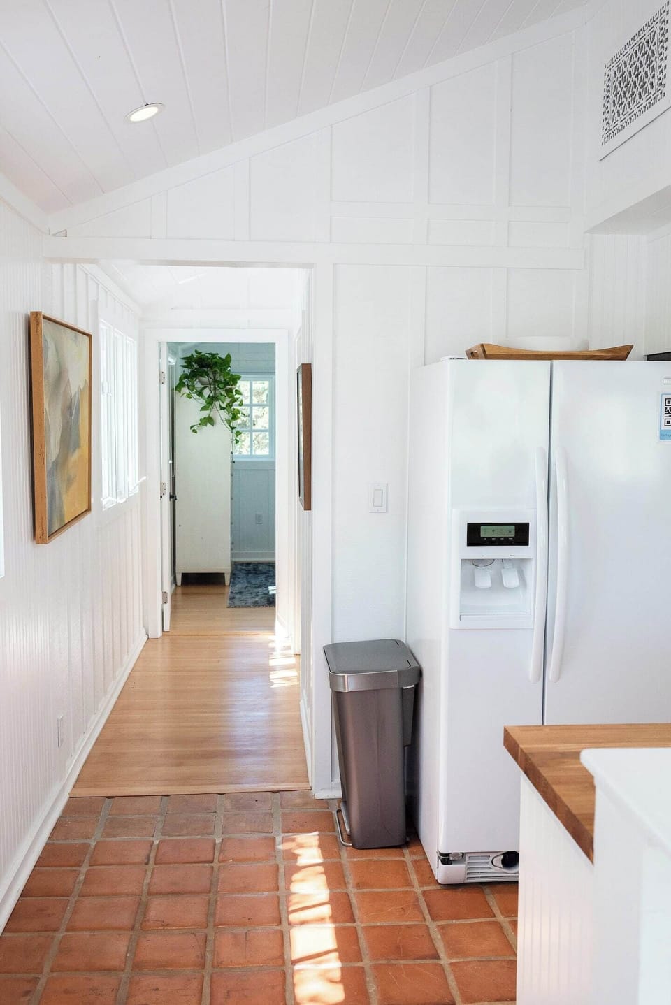Kitchen - to the hallway back to the bedrooms