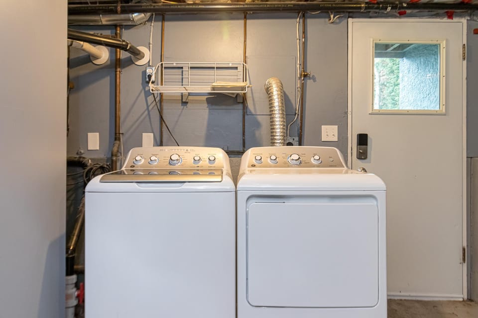 Shared functional laundry room