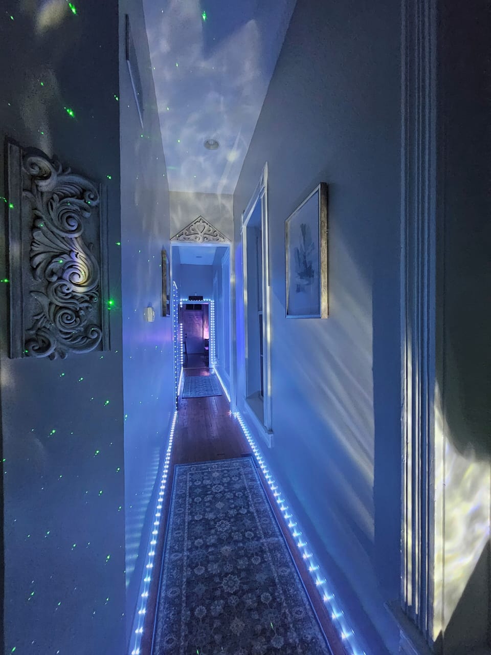 Hallway: Step into a vibrant, illuminated corridor-for memorable photo ops!